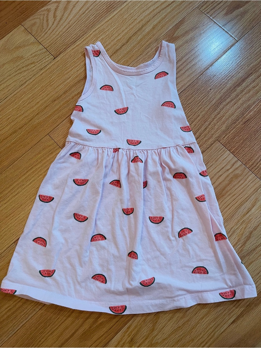 Carter's Pink Watermelon Print Sleeveless Cotton Dress